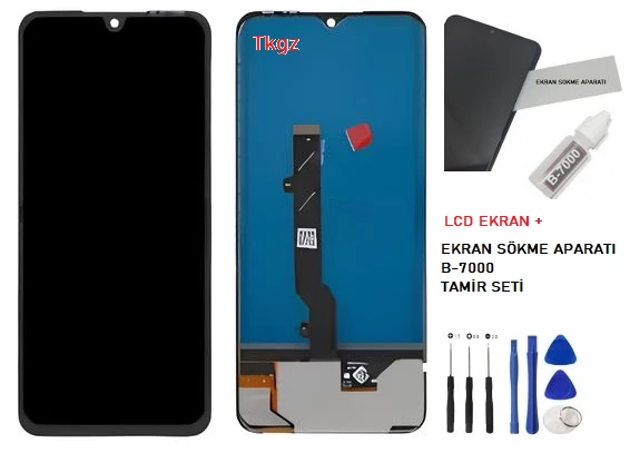 Tecno Pova 4 PRO Lcd Ekran Dokunmatik Orijinal Kalite + B-7000 + TAMİR SETİ