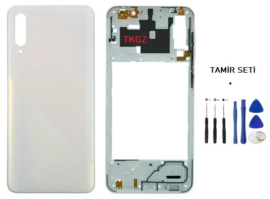 Samsung Galaxy A30S  - SM-A307F FULL Kasa Arka Kapak Takım BEYAZ - TAMİR SETİ ürün görseli 1