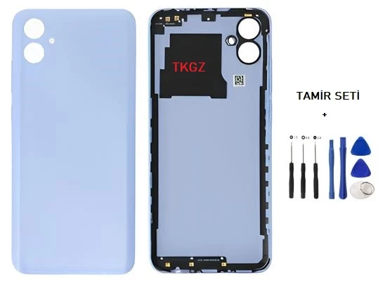 Samsung Galaxy A04E - SM-A042 FULL Kasa Arka Kapak Takım MAVİ - TAMİR SETİ ürün görseli 1