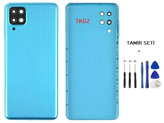 Samsung Galaxy M12  - SM-M127 FULL Kasa Arka Kapak Takım YEŞİL - TAMİR SETİ