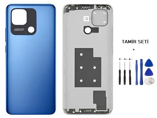 Xiaomi Redmi 10C FULL Kasa Arka Kapak Yan Tuş Takımı MAVİ - TAMİR SETİ ürün görseli 1