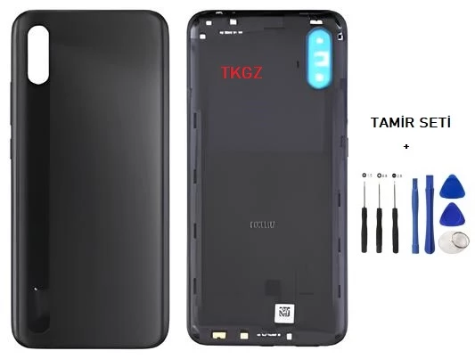 Xiaomi Redmi 9A FULL Kasa Arka Kapak Yan Tuş Takımı SİYAH - TAMİR SETİ