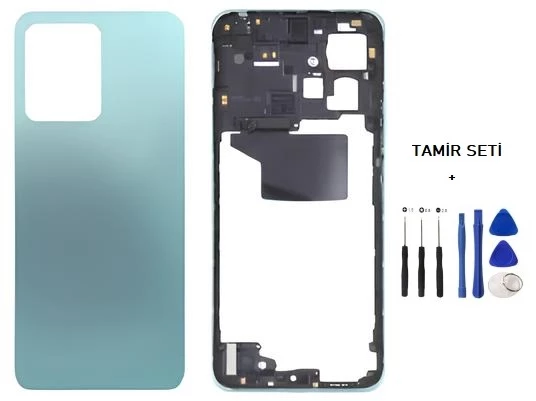 Xiaomi Redmi NOTE 12 - 4G - FULL KASA Arka Kapak Takım MAVİ - TAMİR SETİ