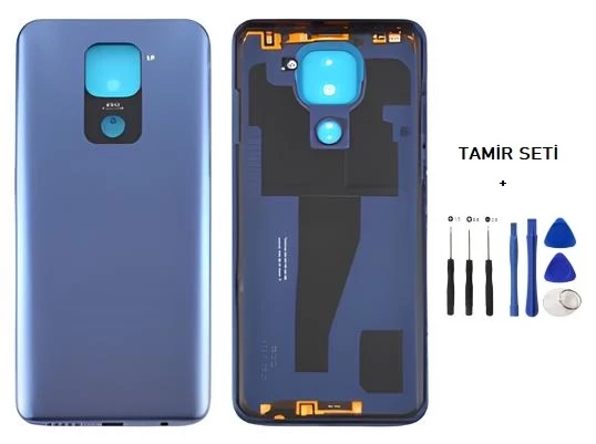 Xiaomi Redmi NOTE 9 FULL Kasa Arka Kapak Takım MAVİ - TAMİR SETİ