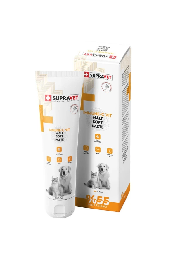 Immune C Kedi Ve Köpek Bagisiklik Güçlendirici Malt Paste 100 Gr