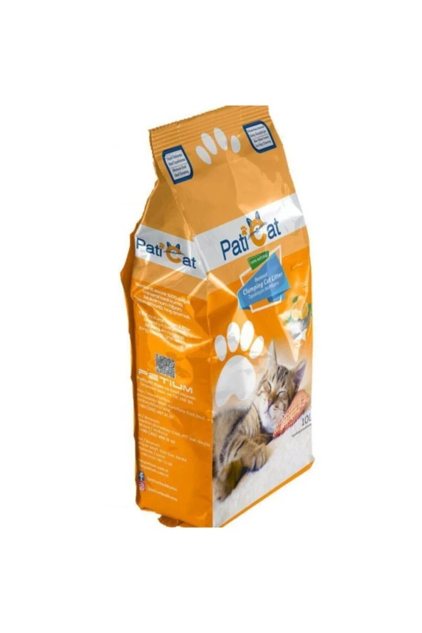 Portakal Kokulu Ince Taneli Kedi Kumu 10 Lt