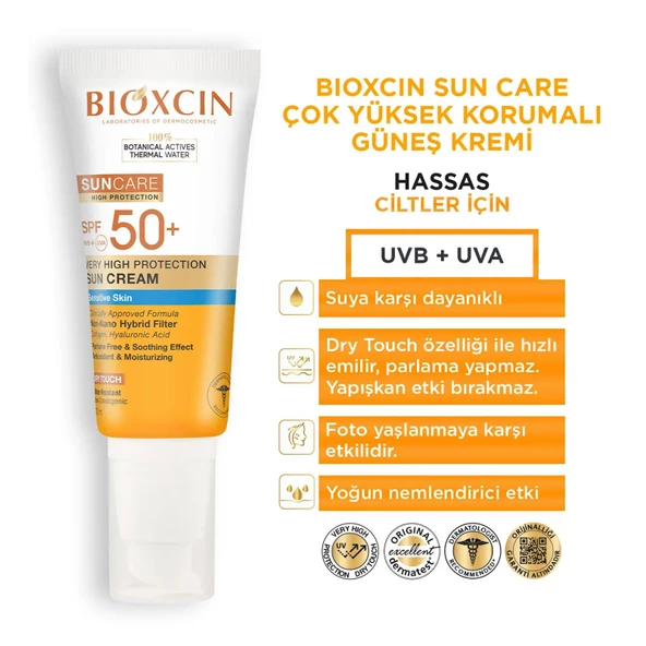 Bioxcin Sun Care Çok Yüksek Korumalı Hassas Ciltler İçin Güneş Kremi Spf 50+ 50 ml - 2