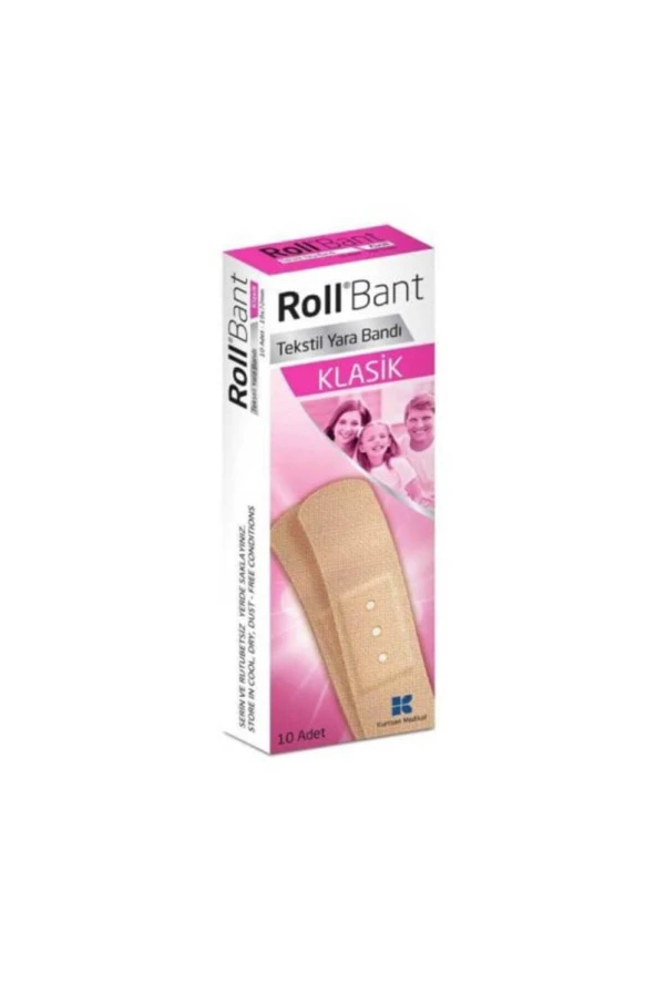 Roll Bant Tekstil Yarabandı 30 Kutu 10'luk