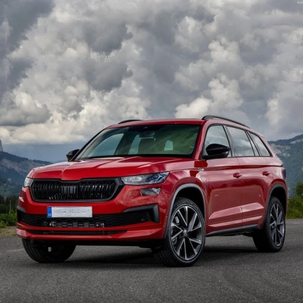 Bijon Kapağı Şifresiz 5 Adet Krom Skoda Kodiaq 2021-2024 1Z0601173 - 2