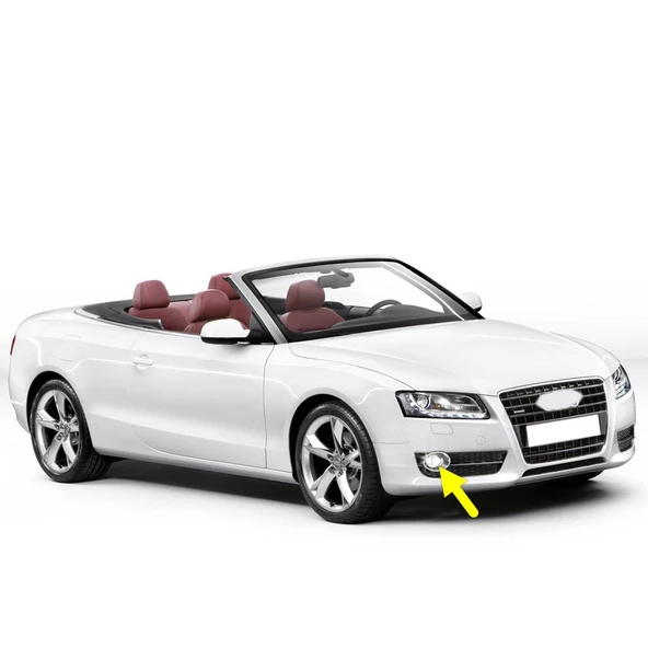 Audi A5 Cabriolet 2010-2011 Ön Tampon Sağ Sis Farı Lambası 8T0941700E