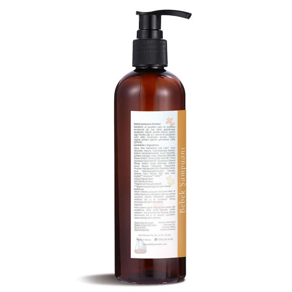 Alls Biocosmetics Organik Portakallı Bebek Şampuanı 350 ml - 2
