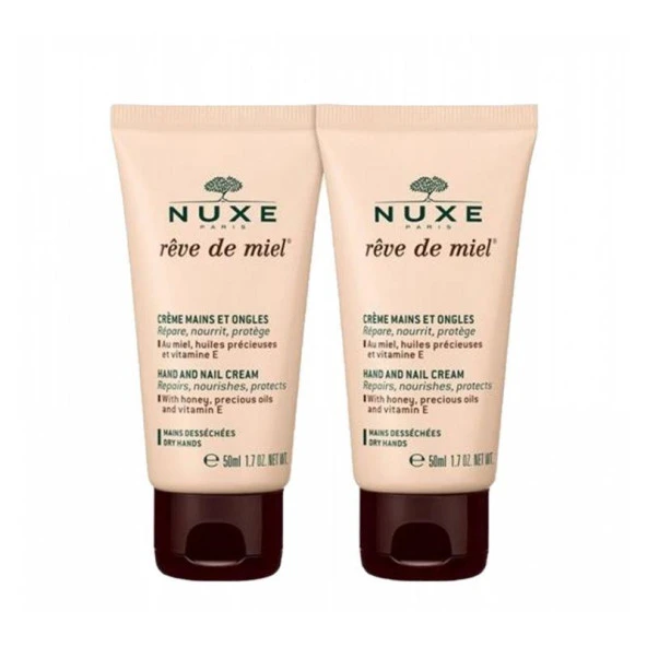 Nuxe Reve De Miel Creme Mains Et Ongles 2x50ml