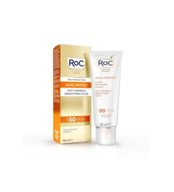 Roc Soleil-Protect Anti-Wrinkle Kırışıklık Karşıtı Likit Güneş Kremi SPF50 50 ML