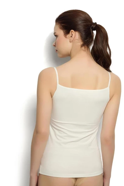 Jiber Kadın Modal İp Askılı Atlet 626 - Resim 6