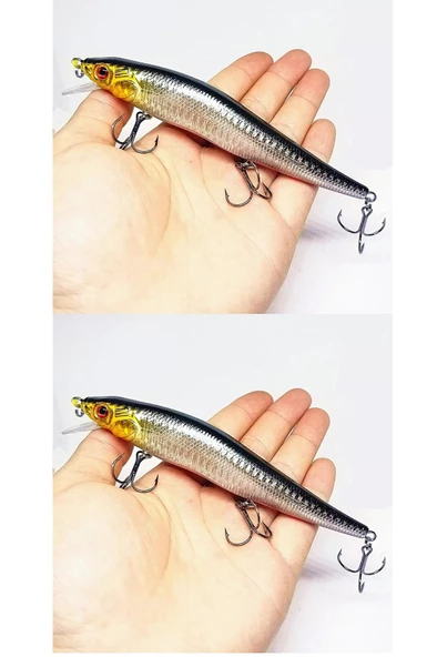 2 Adet 23Gr. Rapala Lures Suni Yem Maket balık Sasi Yem Lrf At çek Yapay Balık Yemi