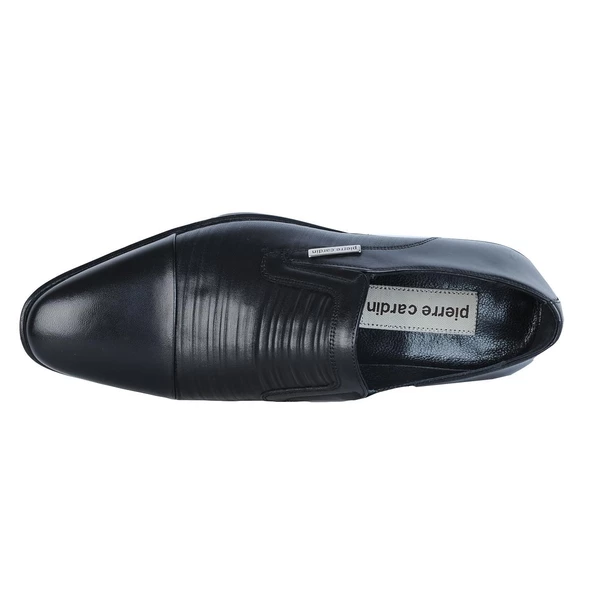 Pierre Cardin 120525 Exclusıve Siyah Deri Erkek Klasik Ayakkabı - Resim 3
