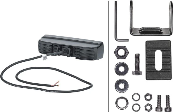 Hella Uzun Hüzme 12/24V Halojen Hareketli Montaj 1FB358176-201 - 3