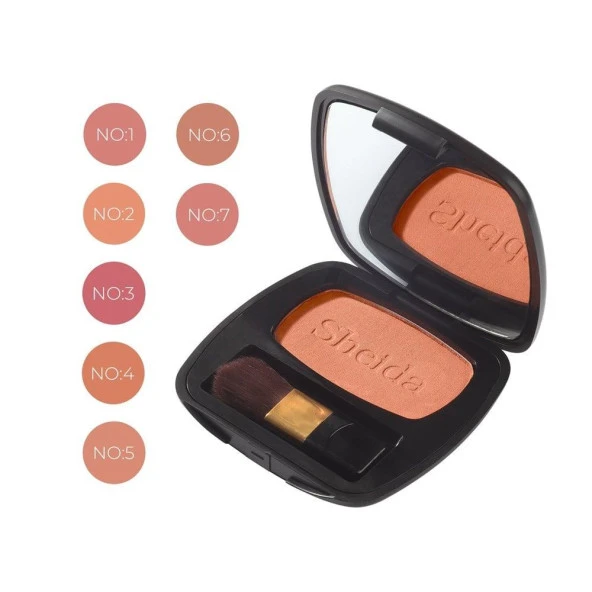 Sheıda Silken Blush On İpeksi Allık No:1 - 2