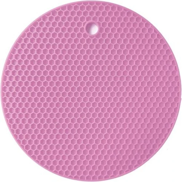 PEMBE SİLİKON NİHALE TENCERE ÇAYDANLIK ALTLIĞI ürün görseli