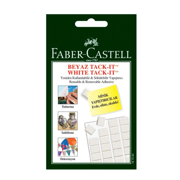 Faber-Castell Tack-It Hamur Yapıştırıcı Beyaz 50 gr