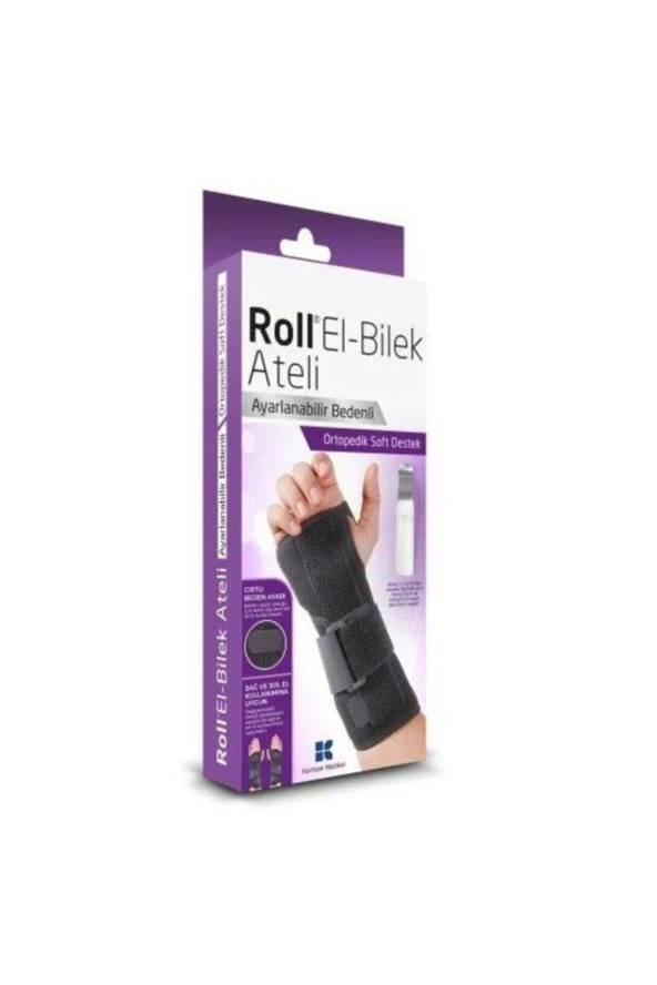 Roll Universal Başparmak Desteksiz El Bilek Ateli