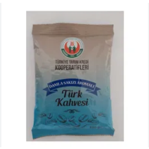 TKK DAMLA SAKIZI AROMALI TÜRK KAHVESİ 100 GR