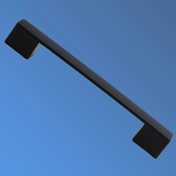 10 Adet Gölcük Düz Siyah Mobilya Mutfak Dolap Çekmece Dolabı Metal Kulpu Kulbu Kulpları 160 mm - 5