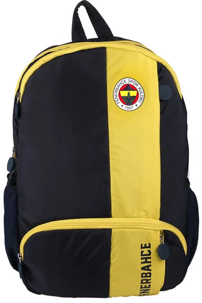 Fenerbahçe Sarı Şerit Renkli Logo Baskılı Sırt Çantası / 24738