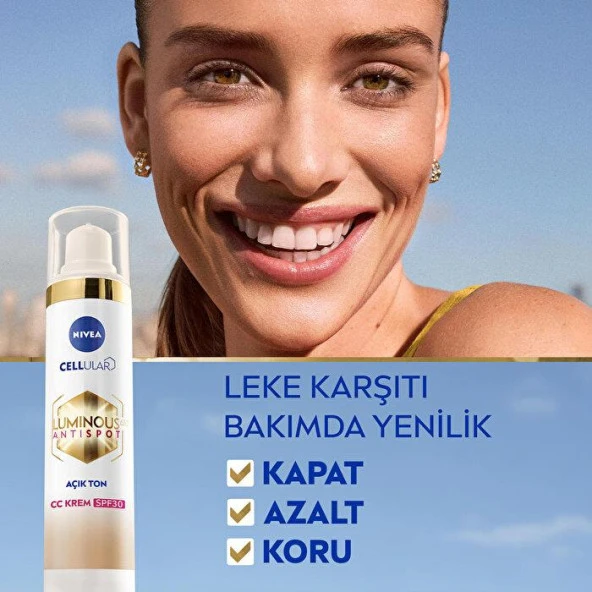 Nivea Luminous Koyu Leke Karşıtı CC Krem Açık Ton 40 ml - 3