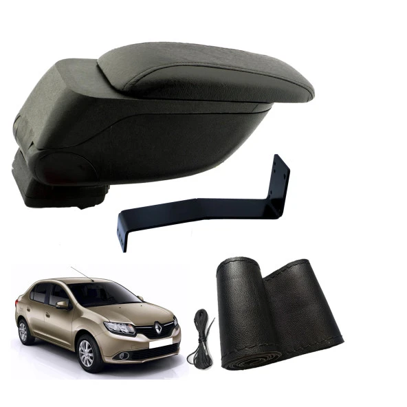 3 Tıkla Eko Set Renault Symbol 2013 Geniş Hacimli  Delmesiz Çelik Ayaklı  Kolçak ve Direksiyon Kılıfı