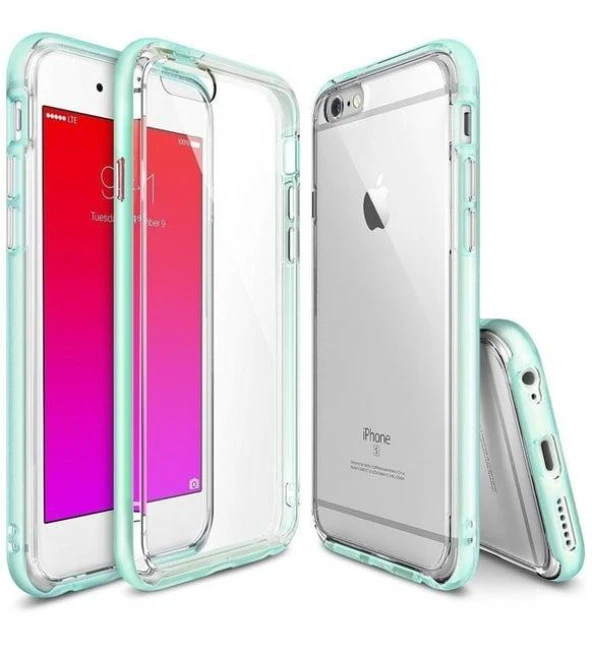 Ringke Frame iPhone 6S/6 Kılıf Orjinal - Mint Yeşil