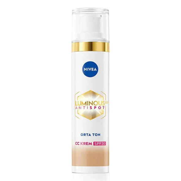 Nivea Luminous Leke Karşıtı CC Krem Orta Ton 40 ml