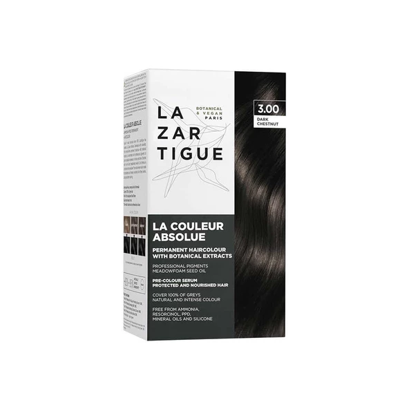 Lazartigue La Couleur Absolue Saç Boyası 3.00 Dark Chestnut