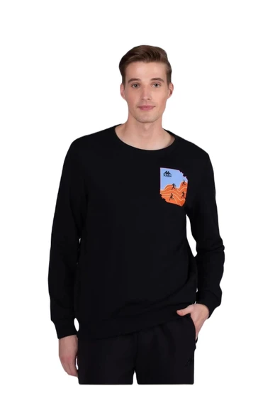 Kappa 361G7PW005 Authentic Graphik Virl Tk Erkek Sweatshirt