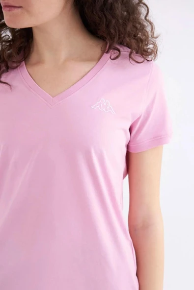 Kappa 361D5UWX5W Logo Cabou Tk Kadın Spor Tişört - 4