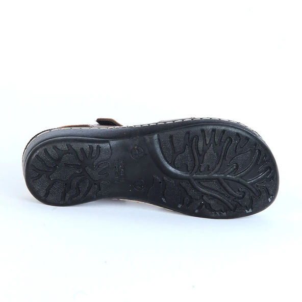 Moda Ayakkabı 01143 Polero Kadın Düz Yazlık Sandalet - 7