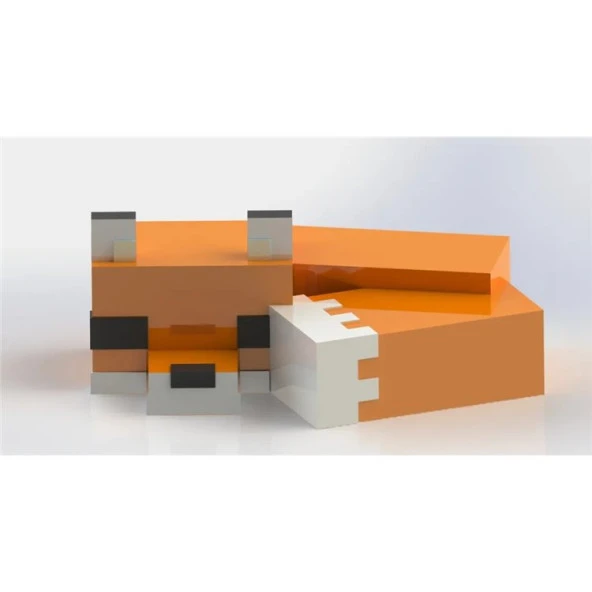 Minecraft Fox Uyuyan Tilki