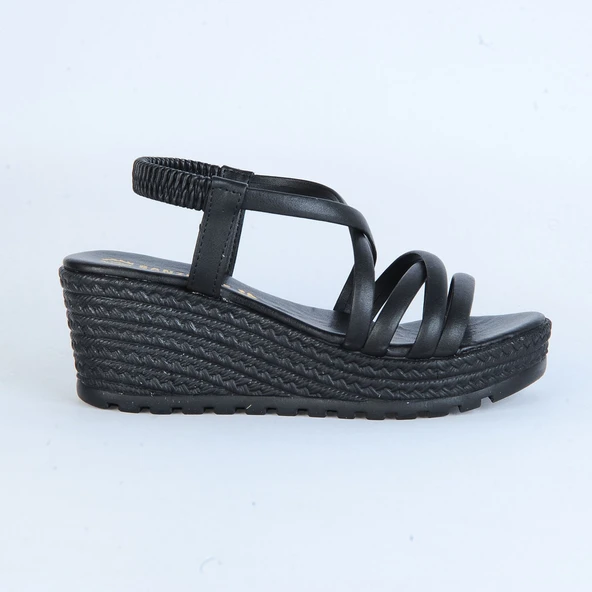 Moda Ayakkabı 01123 Şanzelize Bayan Sandalet - 2