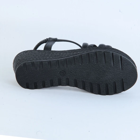 Moda Ayakkabı 01123 Şanzelize Bayan Sandalet - 4