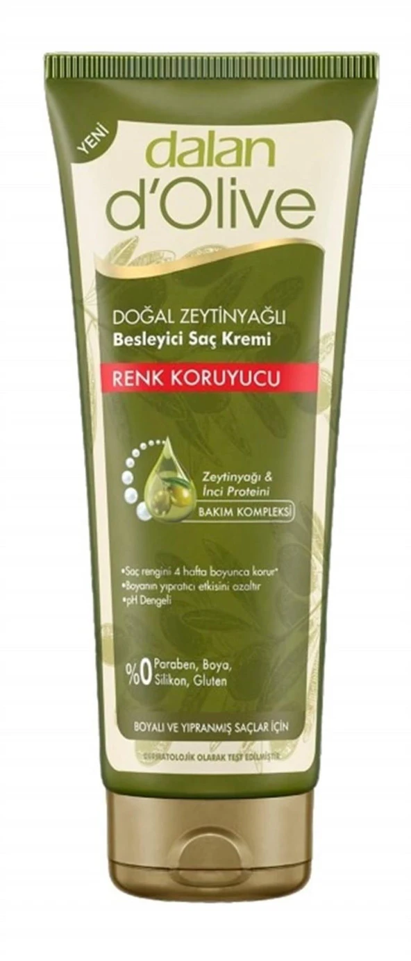 Dalan Zeytinyağlı Renk Koruyucu Saç Kremi 200 ml