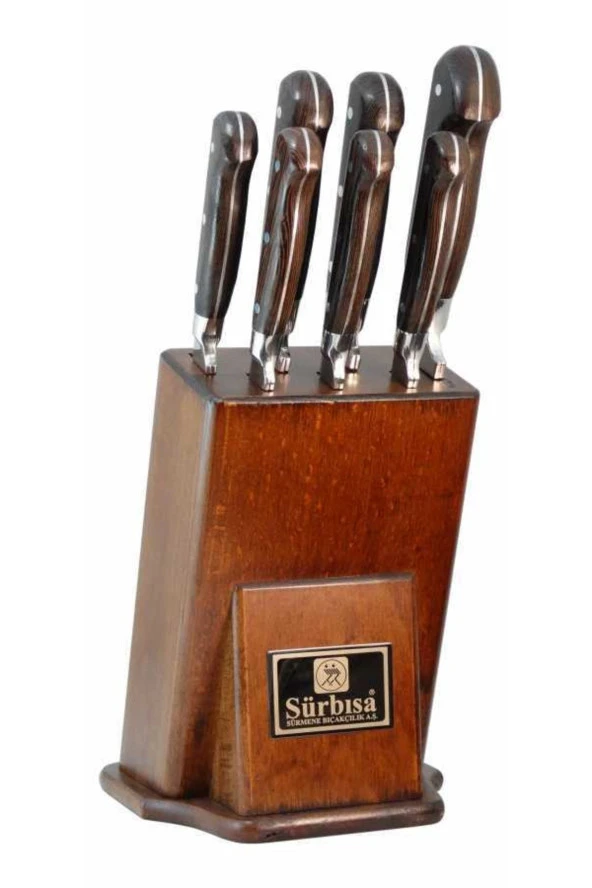 Sürbisa Sürbısa 61510 Ym - Sürmene Yöresel Mutfak Bıçakları Seti - 7 Li Set