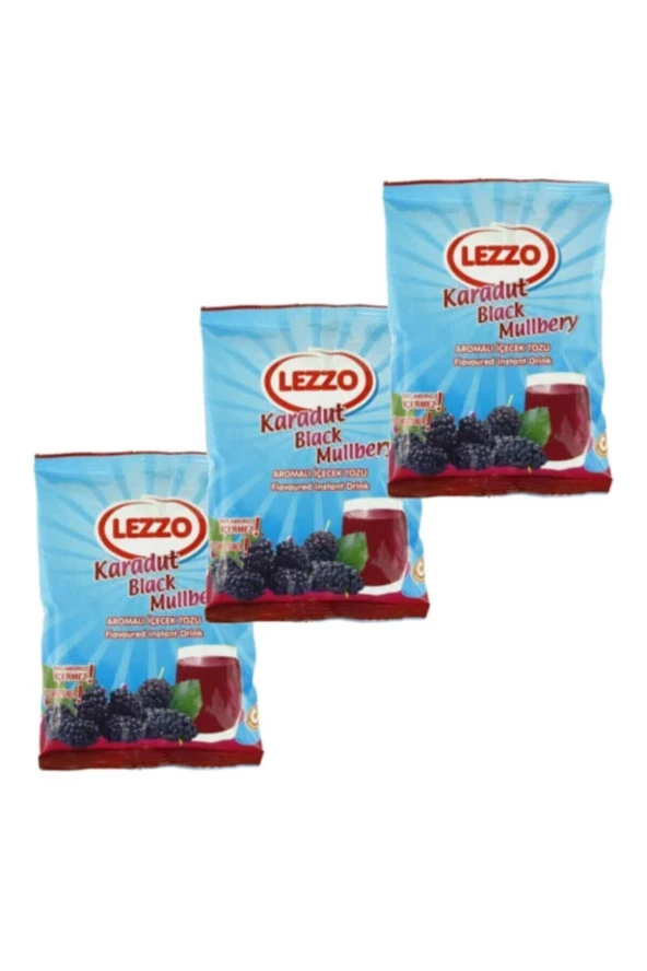 Lezo Lezzo Oralet Karadut 300gr X 3 Paket