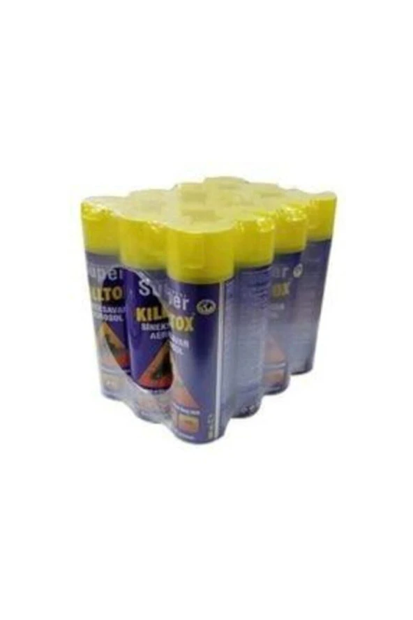 ELT REKLAM Killtox %100 Etkili Sinek Ilacı Sinek Savar 400 Ml 12 Adet