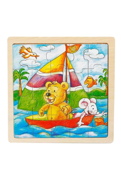 20 Parçalık Ahşap Puzzle: Woody Hayvanlar ile Eğlenceli Zamanlar! - 2