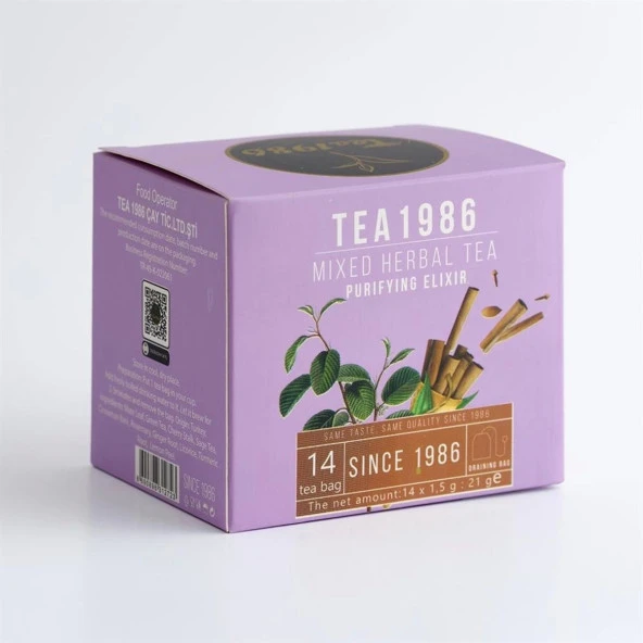 TEA1986 Karışık Bitki Çayı Arındrıcı Iksir Fincan Poşet 21gr