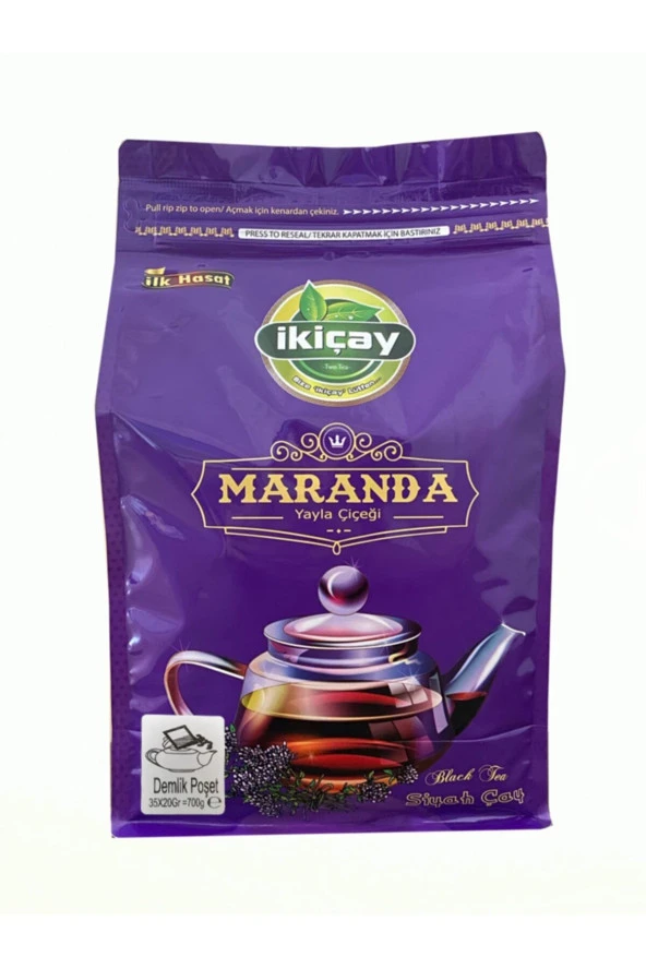 ikiçay Demlik Poşet Maranda Çayı(siyah Çay-yayla Çayı Karışımı) - 700gr