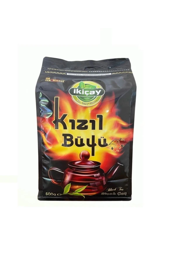 ikiçay Kilitli Ambalaj Kızıl Büyü Çayı (SİYAH ÇAY)- 500gr