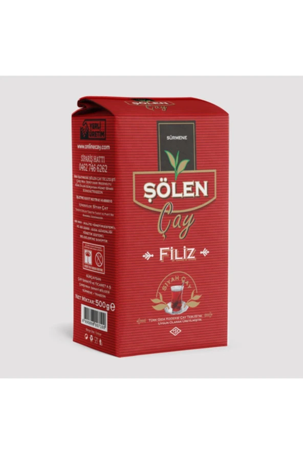 ŞÖLEN ÇAY Şölen Filiz 12 Paket * 500 Gr