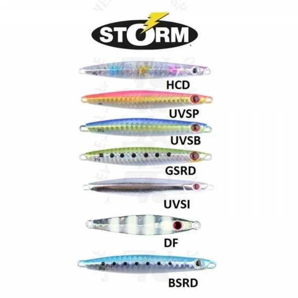 Storm Gomoku Super Slim Type 40 gr Jig, DF - 1
