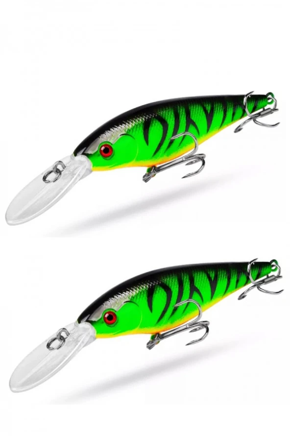 2 Adet 10Gr.11 cm Rapala Lures Yapay Balık Yemi Suni Yem Maket Balık Lrf Yem